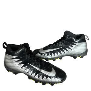 Nike Alpha Menace Varsity 2 Shoes Mens Size 10.5 Football Cleats 878122-001‎